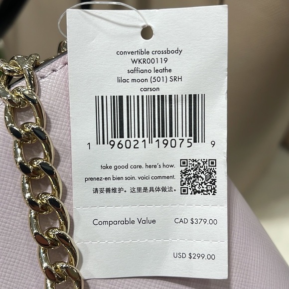 Kate Spade Carson Convertible Crossbody
Lilac Moon - Picture 9 of 16